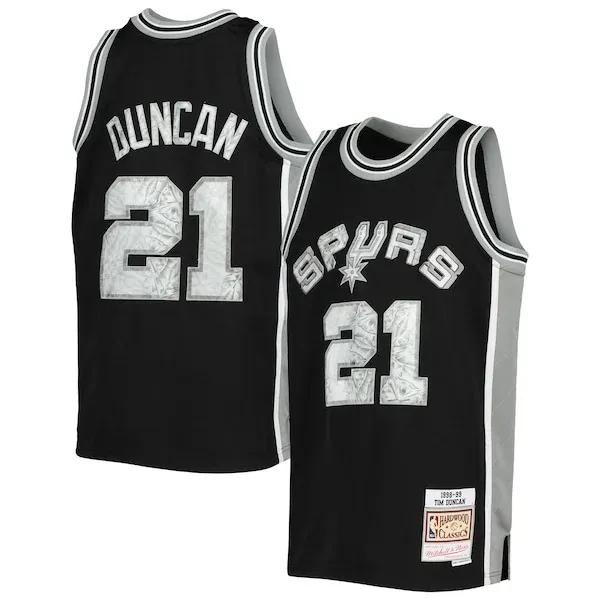 Tim Duncan SAS Jersey - vintage Basketball workout NBA workout