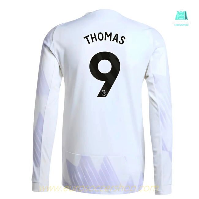 2025-2026 Man Utd Authentic Long Sleeve Away Shirt (Thomas 9)