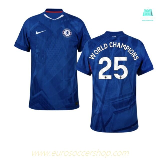 2025-2026 Chelsea Home Authentic Shirt (World Champions 25)