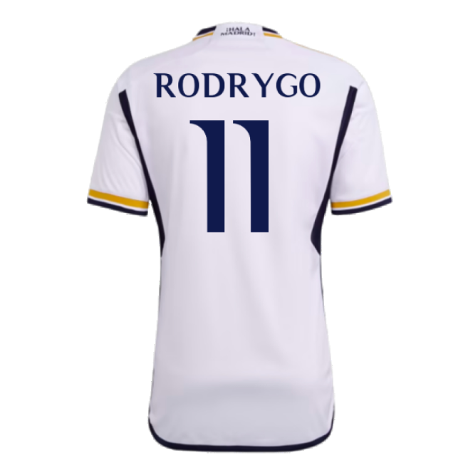 2023-2024 Real Madrid Home Stylish Football Shirt (Rodrygo 11)