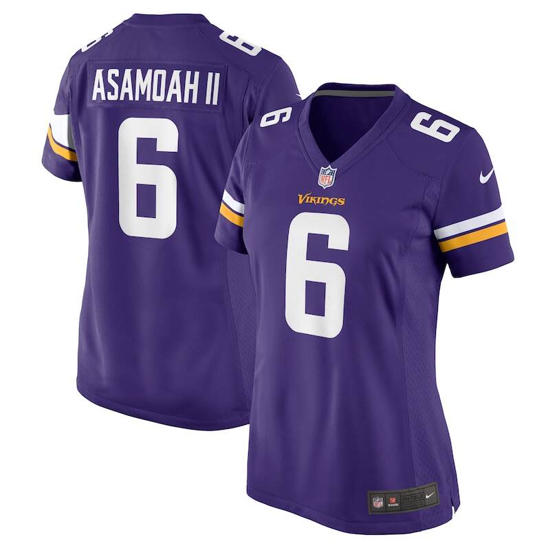None Brian Asamoah II Minnesota Vikings Great Value Game Jersey