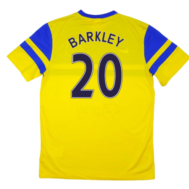 2013-14 Everton Away Soccer Jersey Everton #2013 L S_243