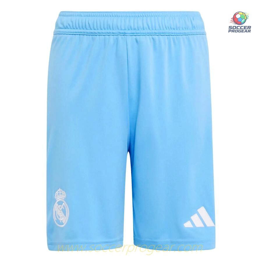 Real Madrid Home 2025/26 Collection Goalkeeper Football Kit Children Football Jersey