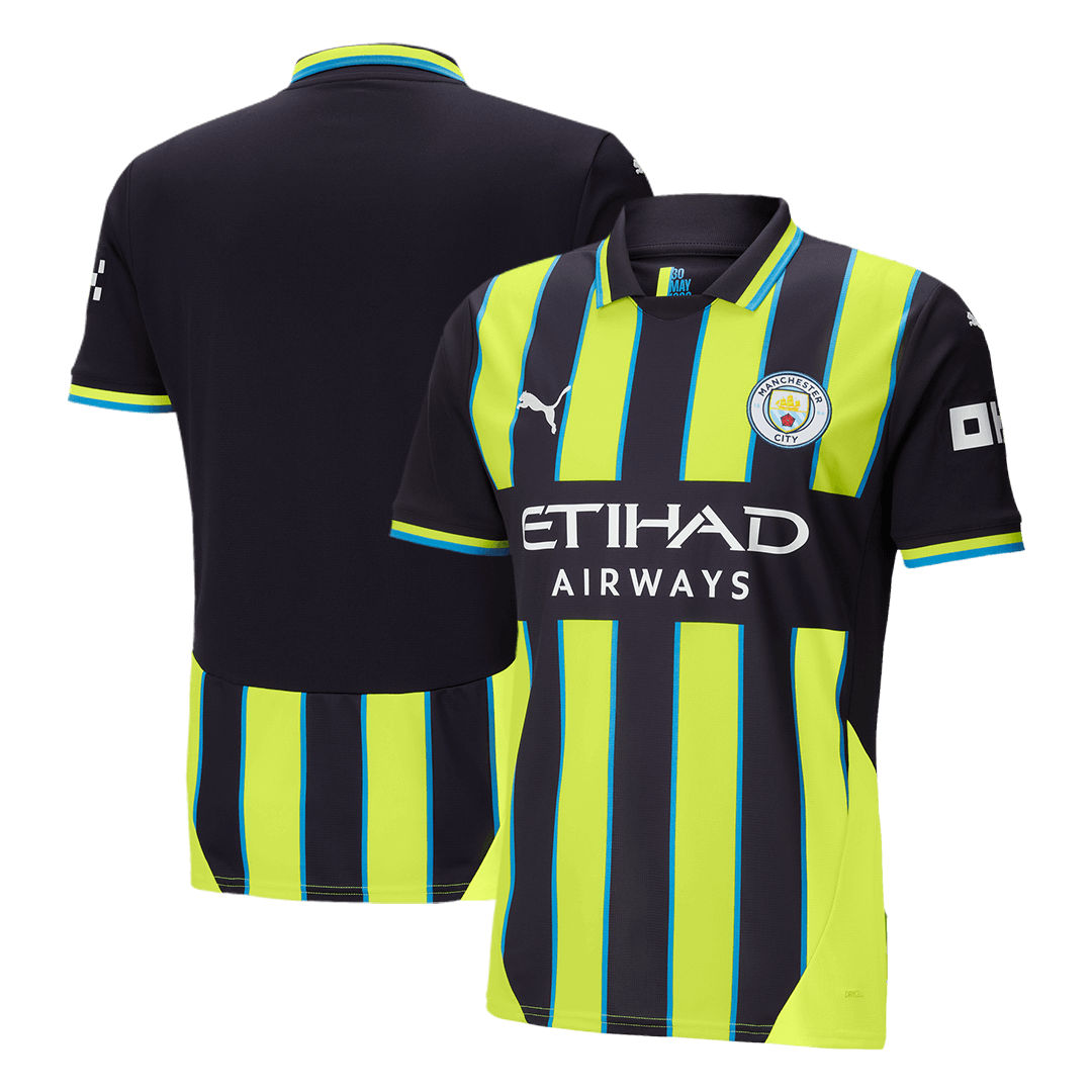 Manchester City Away  Soccer Jersey 2024/25 Authentic Kit