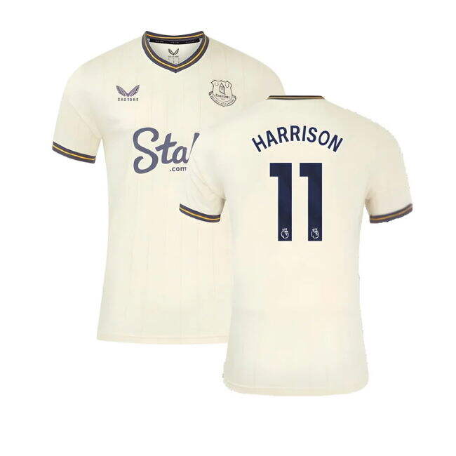 Professional Grade Everton Everton Third Shirt Harrison #11 2025-2...