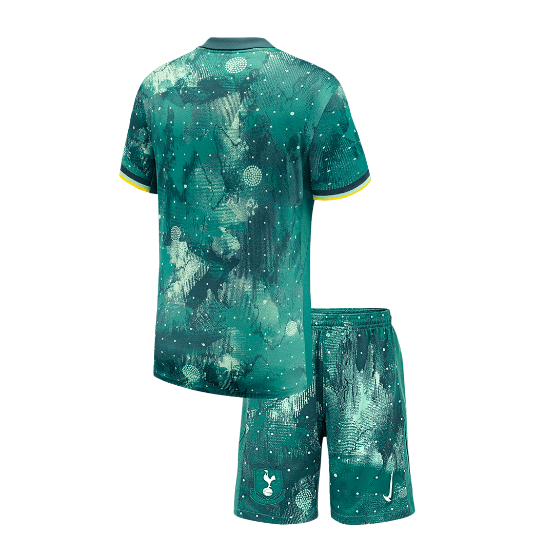 Kid's Tottenham Hotspur Third Away Soccer Jersey Kit(Jersey+Shorts) 20