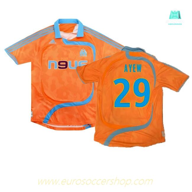 Marseille 2007-08 Third Shirt ((Good) M) (Ayew 29)