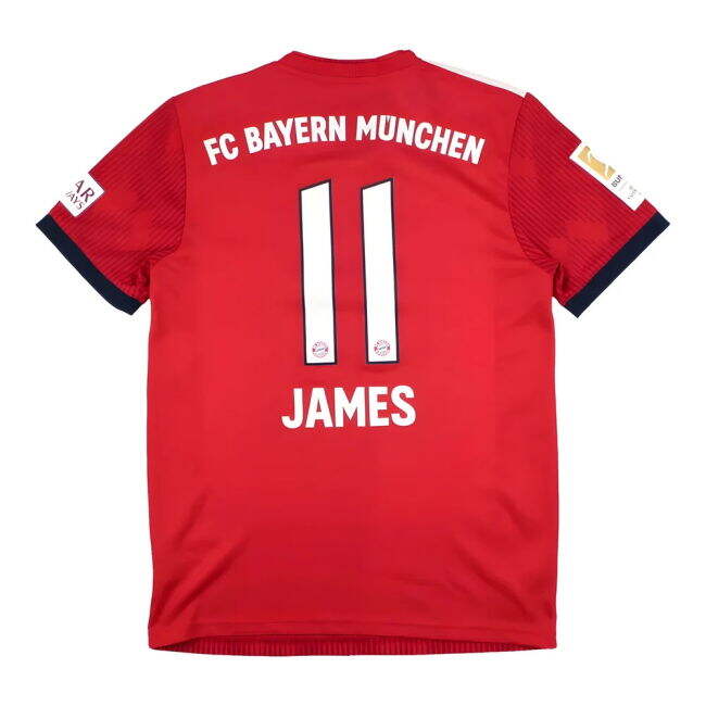 Bayern Home Shirt S James #11 Official Licensed Fervent 2024-2025 ...