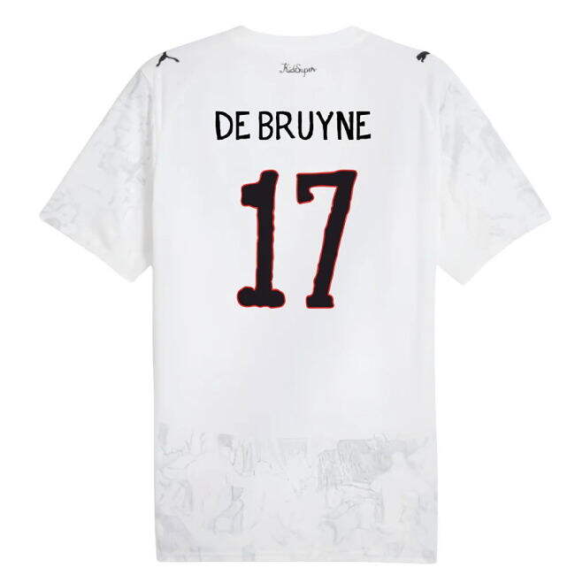 2025-20 Manchester City Home Football Kit De Bruyne Printing M S Kids