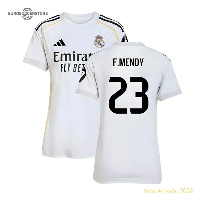 High-quality 2025-2026 Real Madrid First Jersey (womens) (fmendy 23)