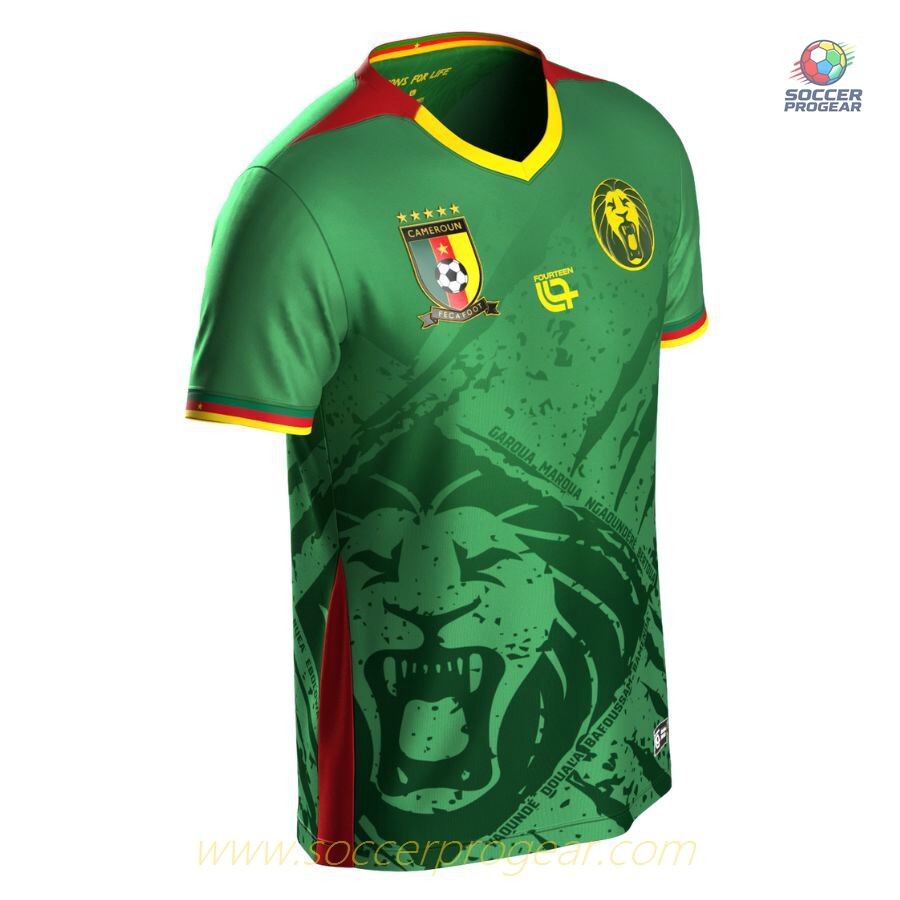 Cameroon Home Team Football Jersey 2025 Season 2026