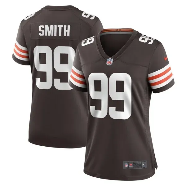None Game NFL Jersey - Brown | Elite Football Apparel | NFL Football