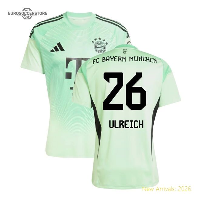 Top-grade 2025-2026 Bayern Munich Home Goalkeeper Shirt (glory Mint