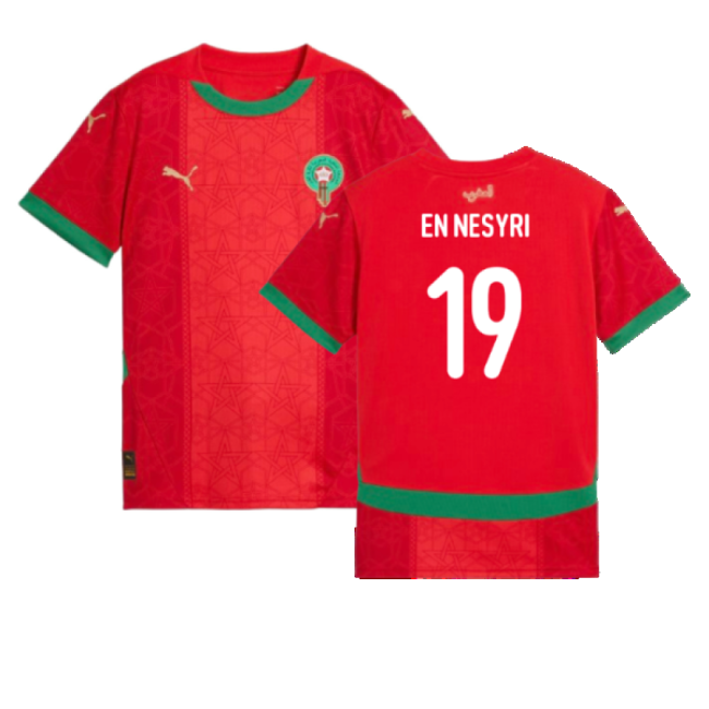 Morocco Kids 20242025 Home Durable Jersey Modern Aeroready