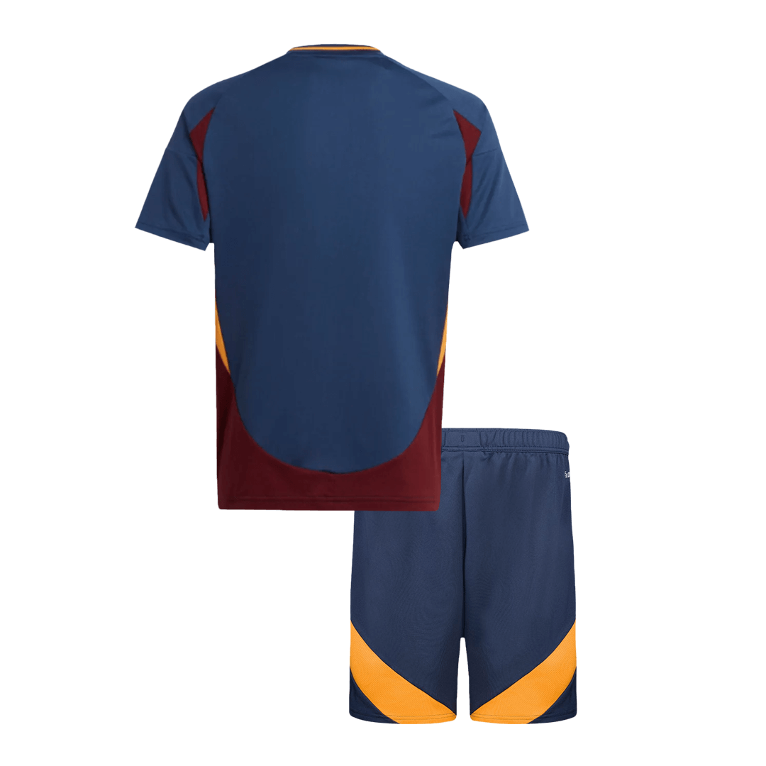 Kid's Roma Third Away Soccer Jersey Kit(Jersey+Shorts) 2024/25Authenti