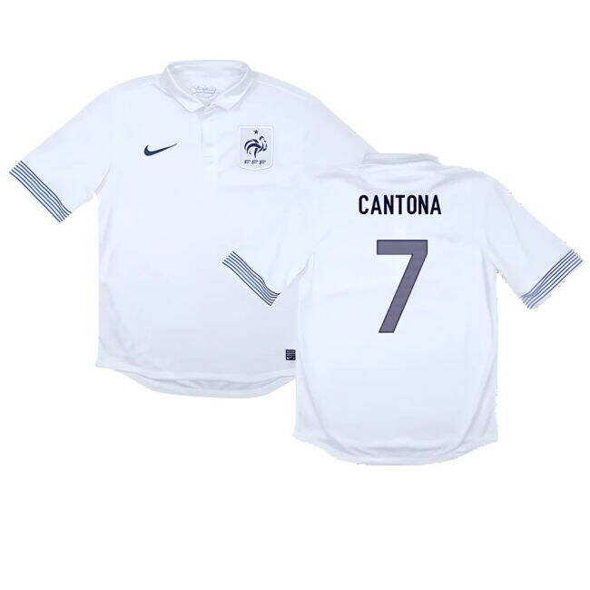 Exquisite France 2012-13 Away Shirt ((Good) M) (CANTONA 7) Money Saving
