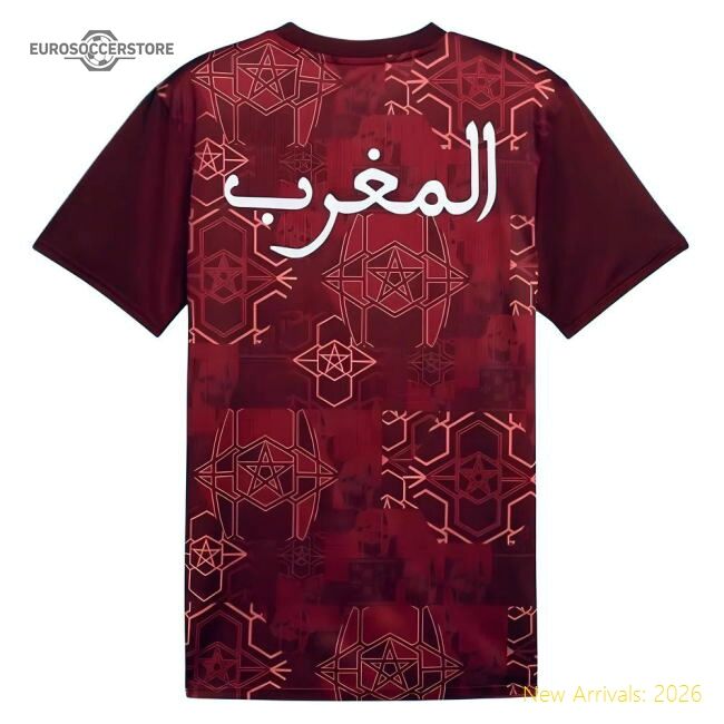 Morocco Prematch 20242025 Regular Shirt  Authentic Sadults