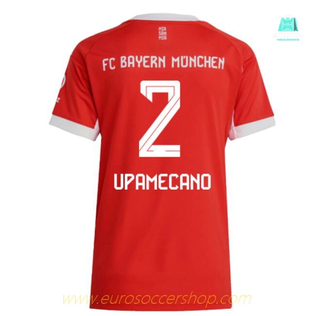 2025-2026 Bayern Munich Home Shirt (Womens) (Upamecano 2)