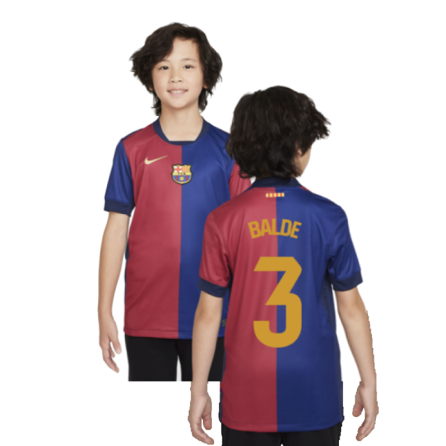 2024-2025 Barcelona Home Football Shirt - Kids (Sponsorless)
