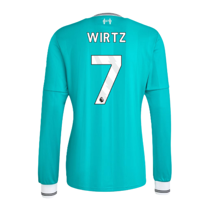 soccer jersey 2025-2026 Liverpool Long Sleeve Third Shirt (Wirtz 7)