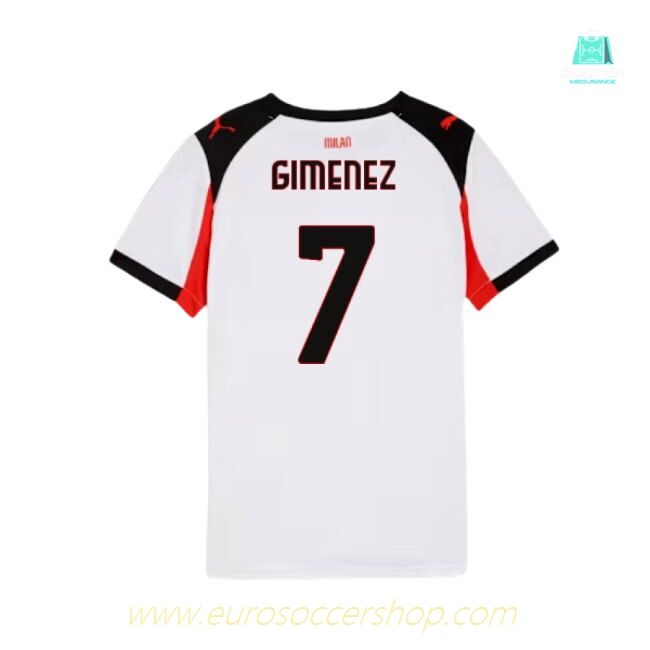 2025-2026 AC Milan Away Shirt (Kids) (Gimenez 7)