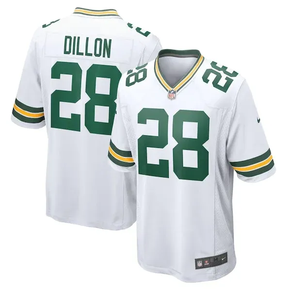 Green Bay Packers Dillon Green Game Jersey - White | NFL Player Jersey