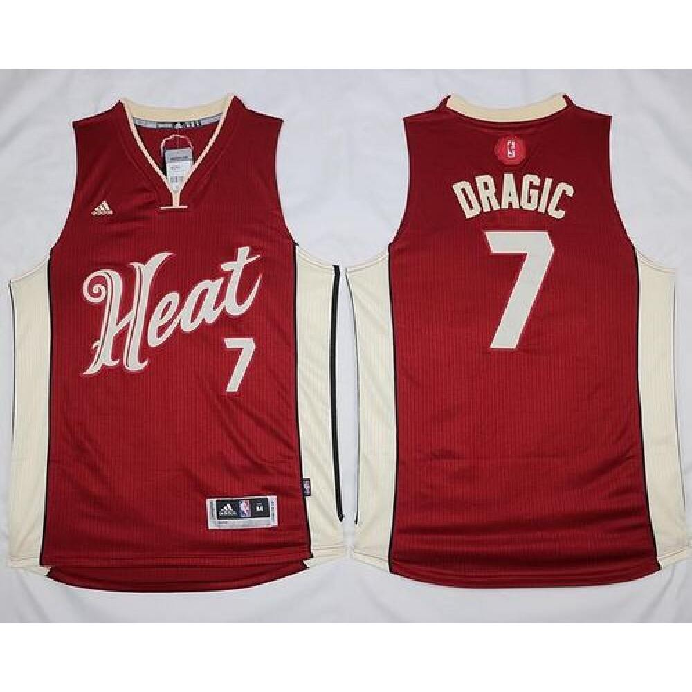 Collector's Item Elite Men's Heat #7 Goran Red Basketball Jersey