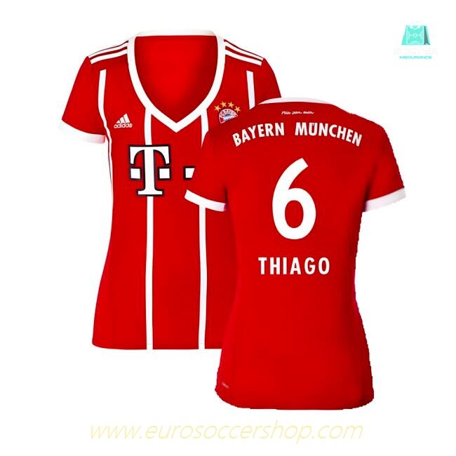 Bayern Munich 2017-18 Womens Home Shirt (XL) ((Excellent) XL) (Thiago 6)