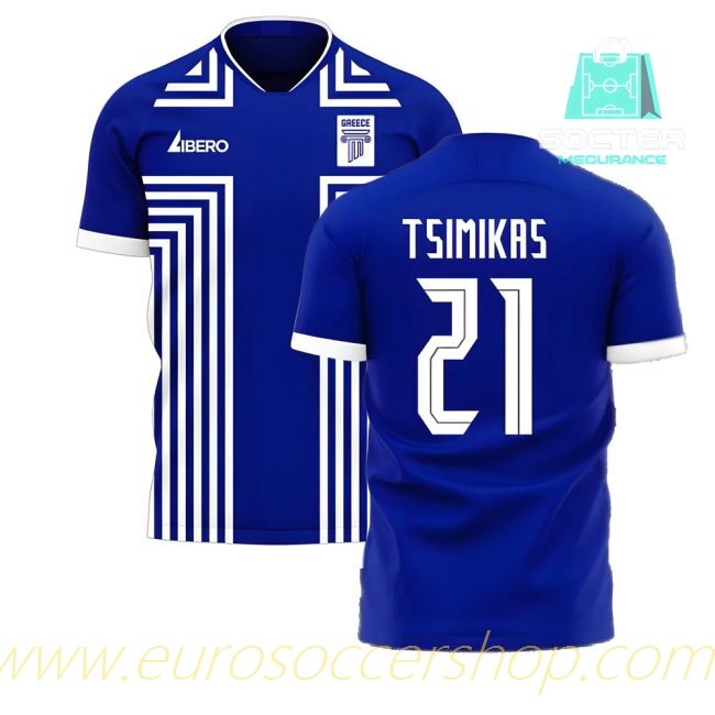 2025-26 Collection Greece Away Football Shirt Concept Edition (TSIMIKAS 21)