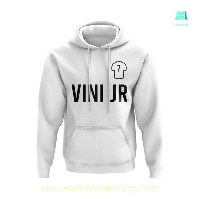 Vini Jr Real Madrid Number Hoody (White)