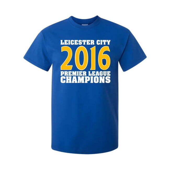 Leicester City 2016 Premier League Champions T-Shirt (Okazaki 20) Blue