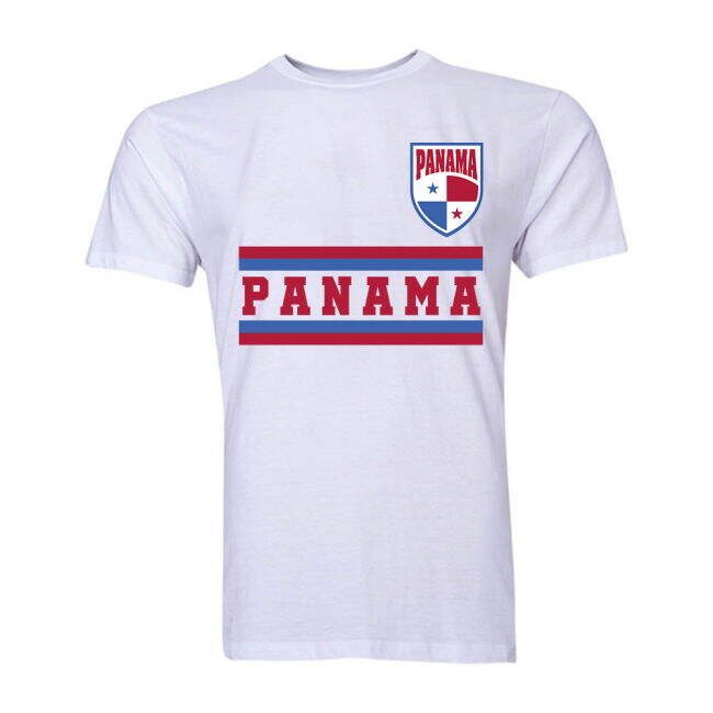Pro-Grade Top-Tier Panama Core Football Country T-Shirt (White)