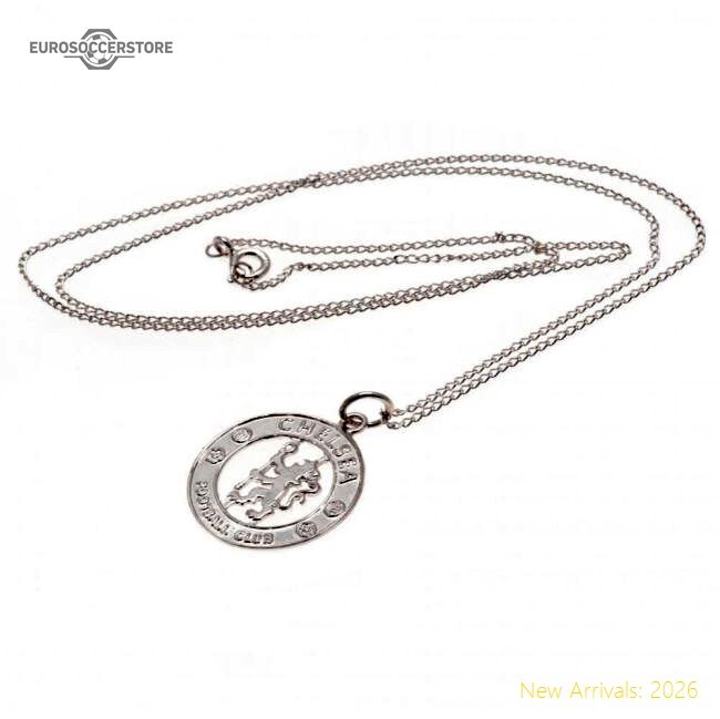 Premium Chelsea Fc Sterling Silver Pendant & Chain Cr - Premium