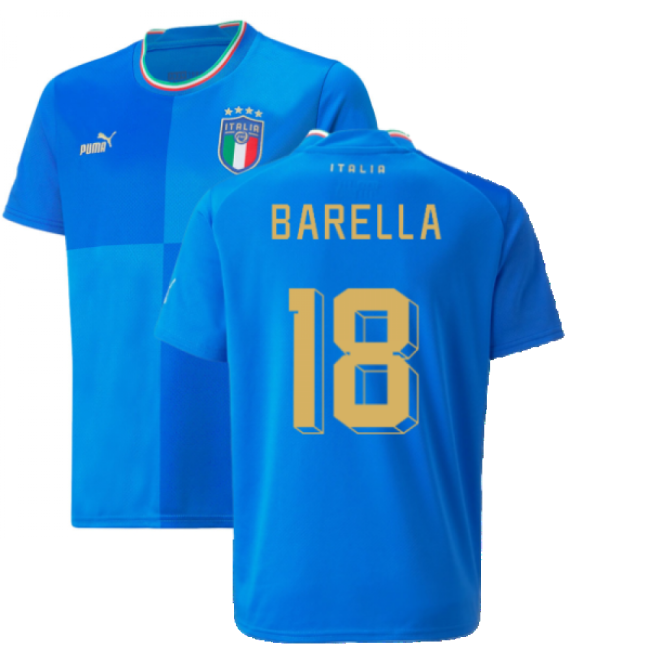 Italy official style Home Shirt 2022-2023 (Youth