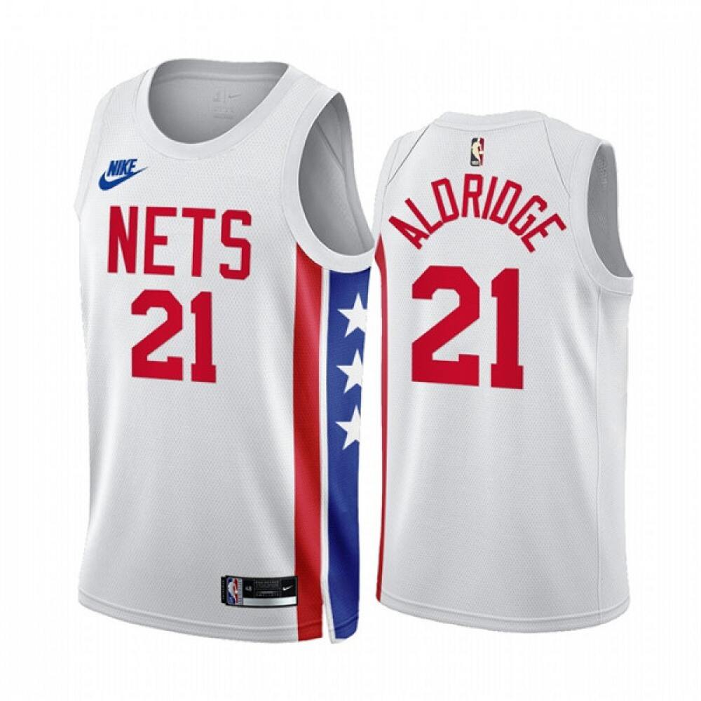 Pro Grade 21 Brooklyn Nets Jersey White - Classic Edition - Basketball Fan Gear
