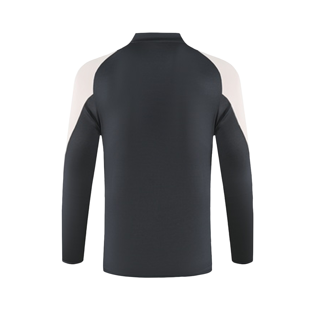 Kid's Real Madrid Zipper Sweatshirt Kit(Top+Pants) 2024/25Authentic Ki