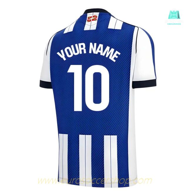 2025-2026 Real Sociedad Home Shirt (Your Name)
