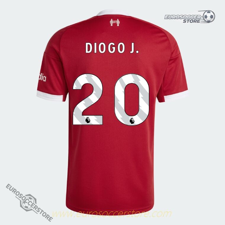 Liverpool's DIOGO J. 2025-26 Season Home Jersey Version 20