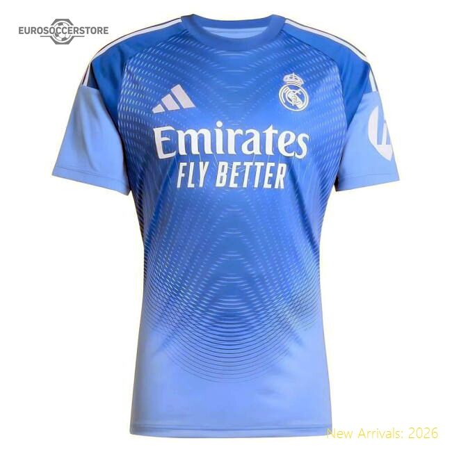 Superior 2025-2026 Real Madrid Home Goalkeeper Shirt (blue)