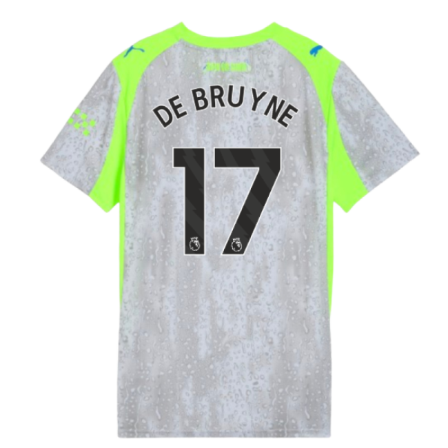 football shirt 2025-2026 Man City Third Shirt (Womens) (De Bruyne 17)