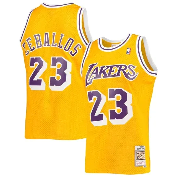 Cedric Ceballos LAL Basketball Jersey - Cost-Effective - Fan Favorite
