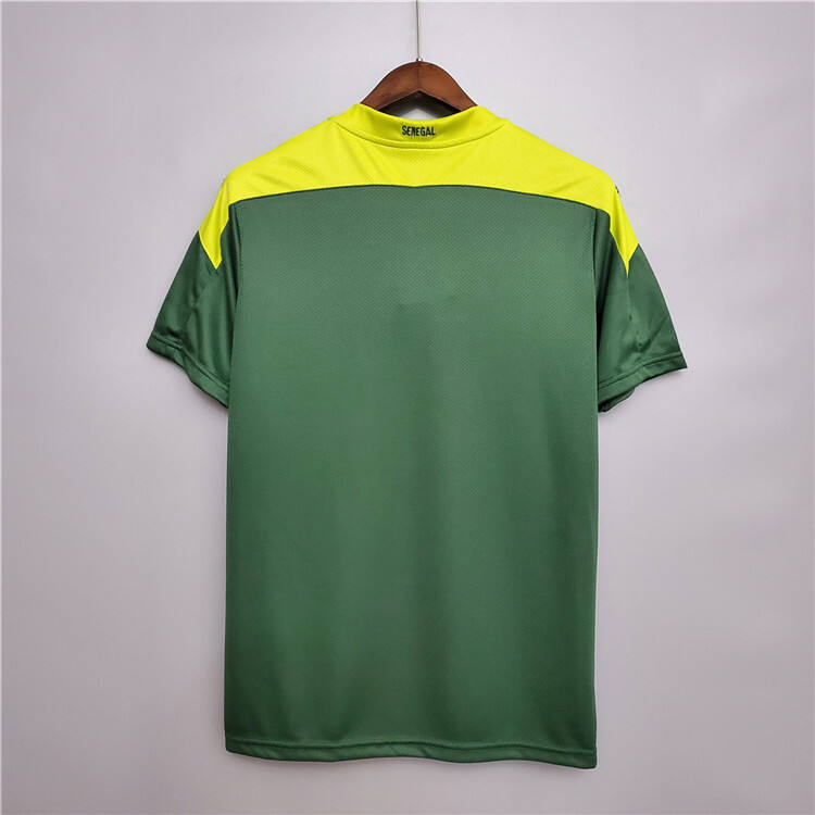 Senegal 2020 Away Green Soccer Jersey Football Shirt - Official