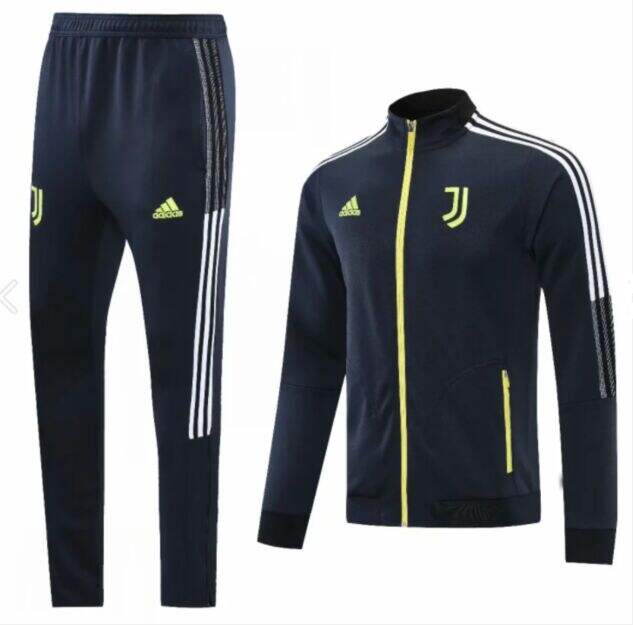 Licensed Comfort Fit Juventus 21-22 Black Green Jacket Suit
