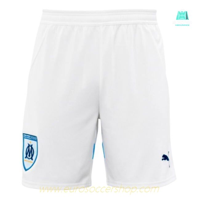 2024-2025 Marseille Home Shorts (White)