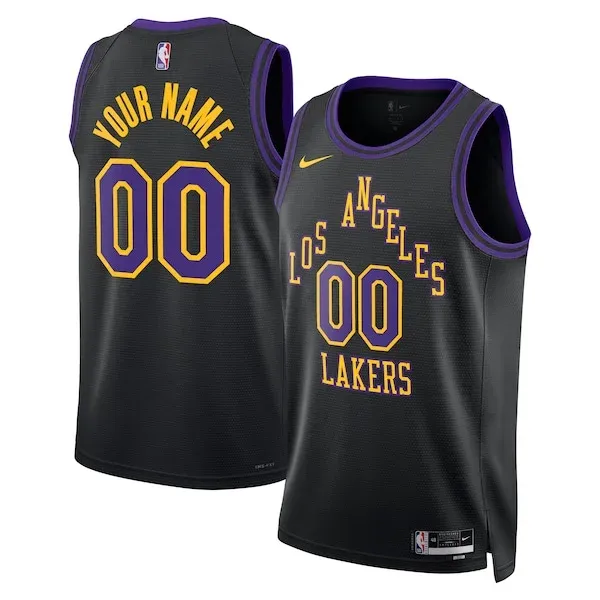 Los Angeles LAL Swingman Jersey - premium replica-jersey - Black