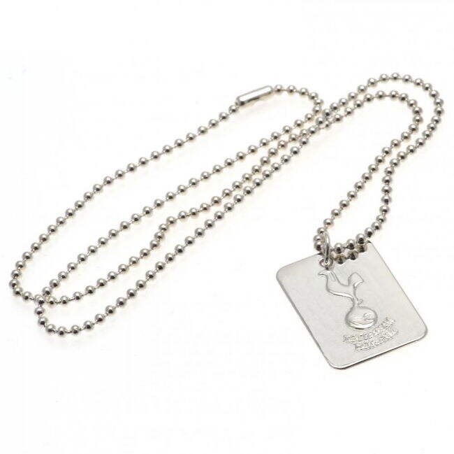 Tottenham Hotspur FC Silver Plated Dog Tag & Chain