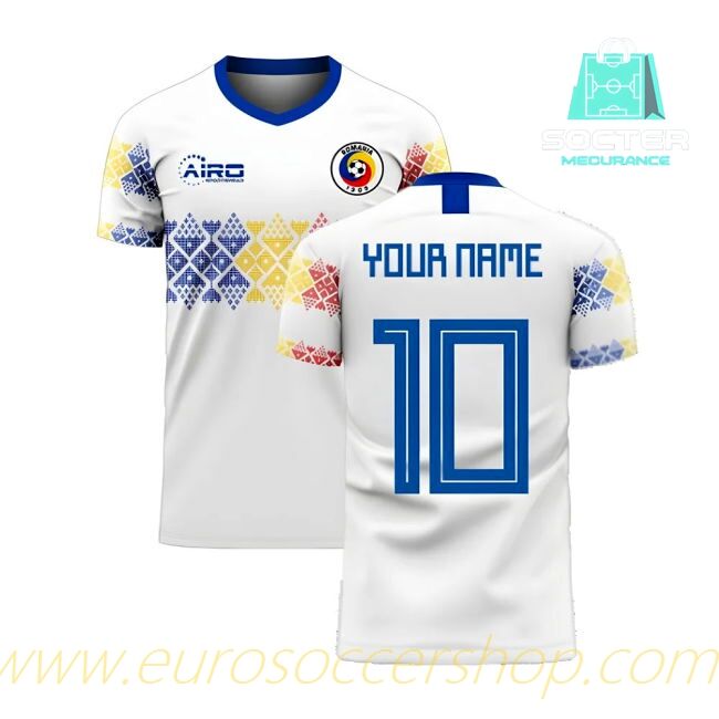 2025-26 Edition Romania Away Football Shirt (Custom)