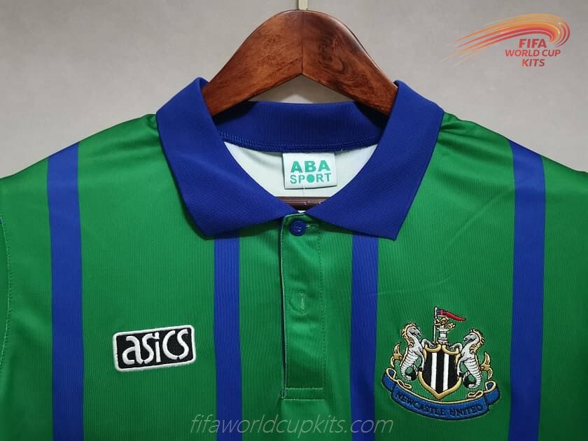 Newcastle 1995 Away Green/Blue Football Kit
