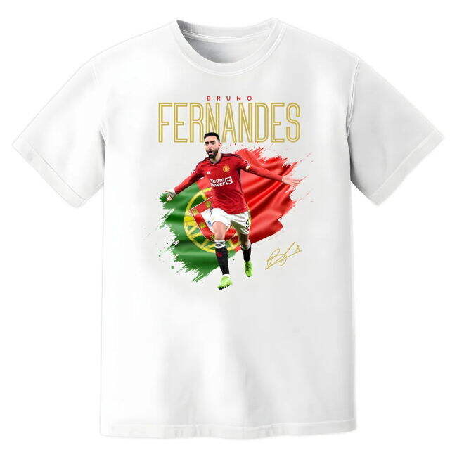 Bruno Fernandes Man United Celebration football T-Shirt (Unisex