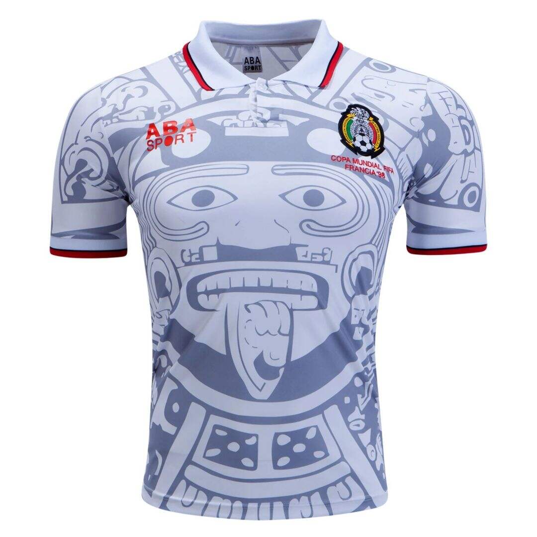 Mexico Away Retro Soccer Jersey 1998 Authentic Kit